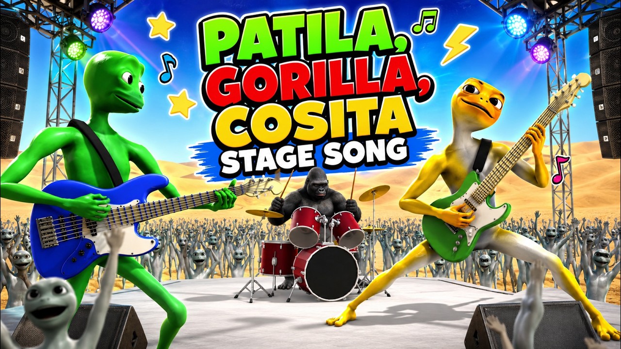 Animated Trio Showdown! Patila, Dame Tu Cosita & Gorilla in the Ultimate Dance & Song Challenge! 🎤🦍💥