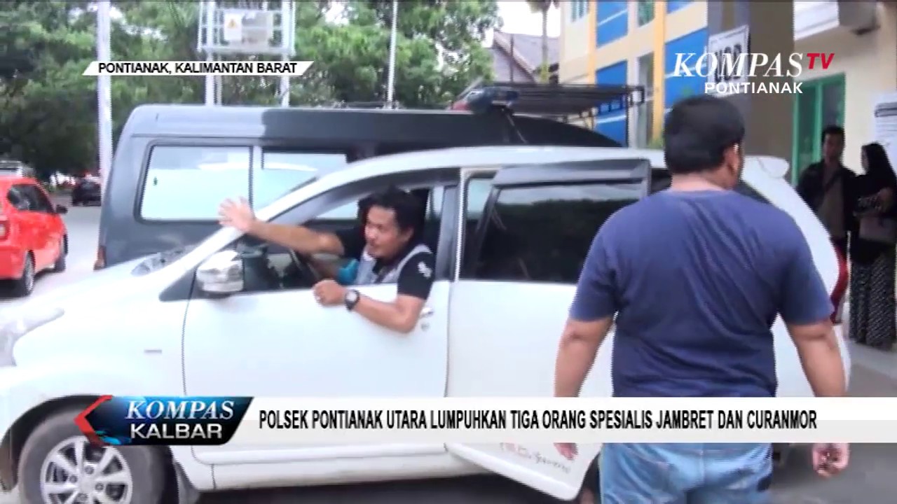 POLSEK PONTIANAK UTARA LUMPUHKAN TIGA SPESIALIS JAMBRET DAN CURANMOR