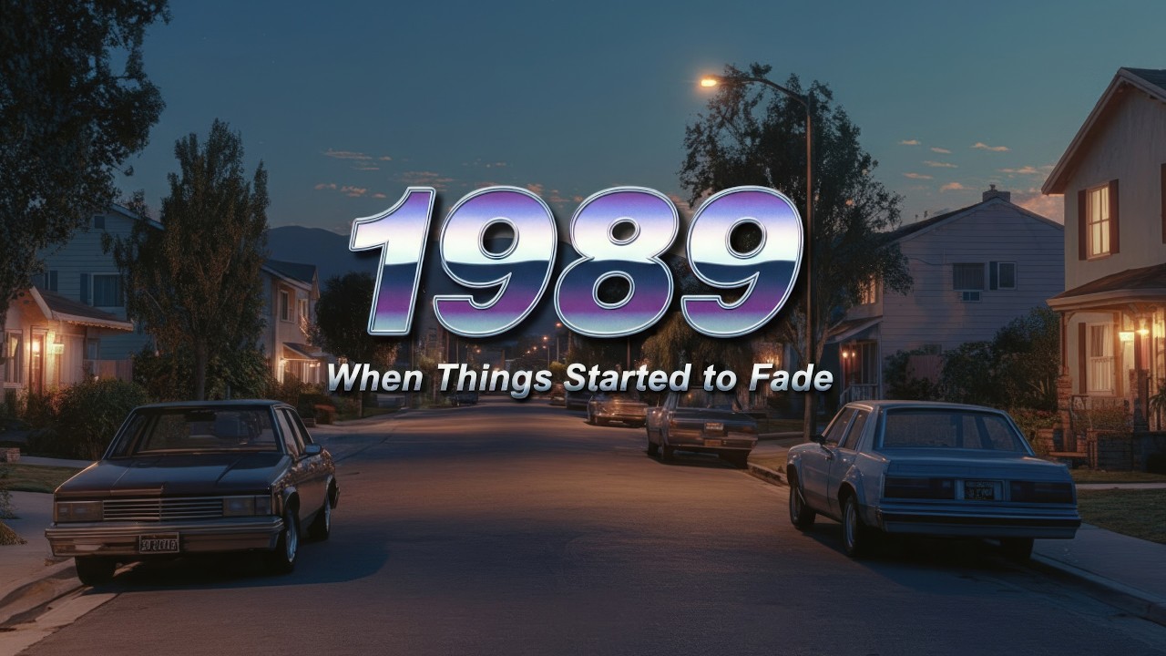 1989 — When Things Started to Fade | Late-80s Retrowave