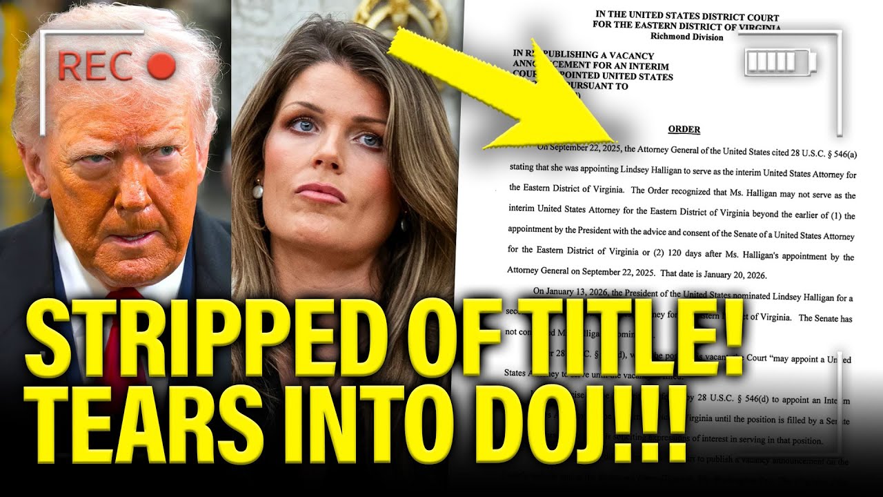 PISSED OFF Judge DROPS THE HAMMER on Trump DOJ & Halligan