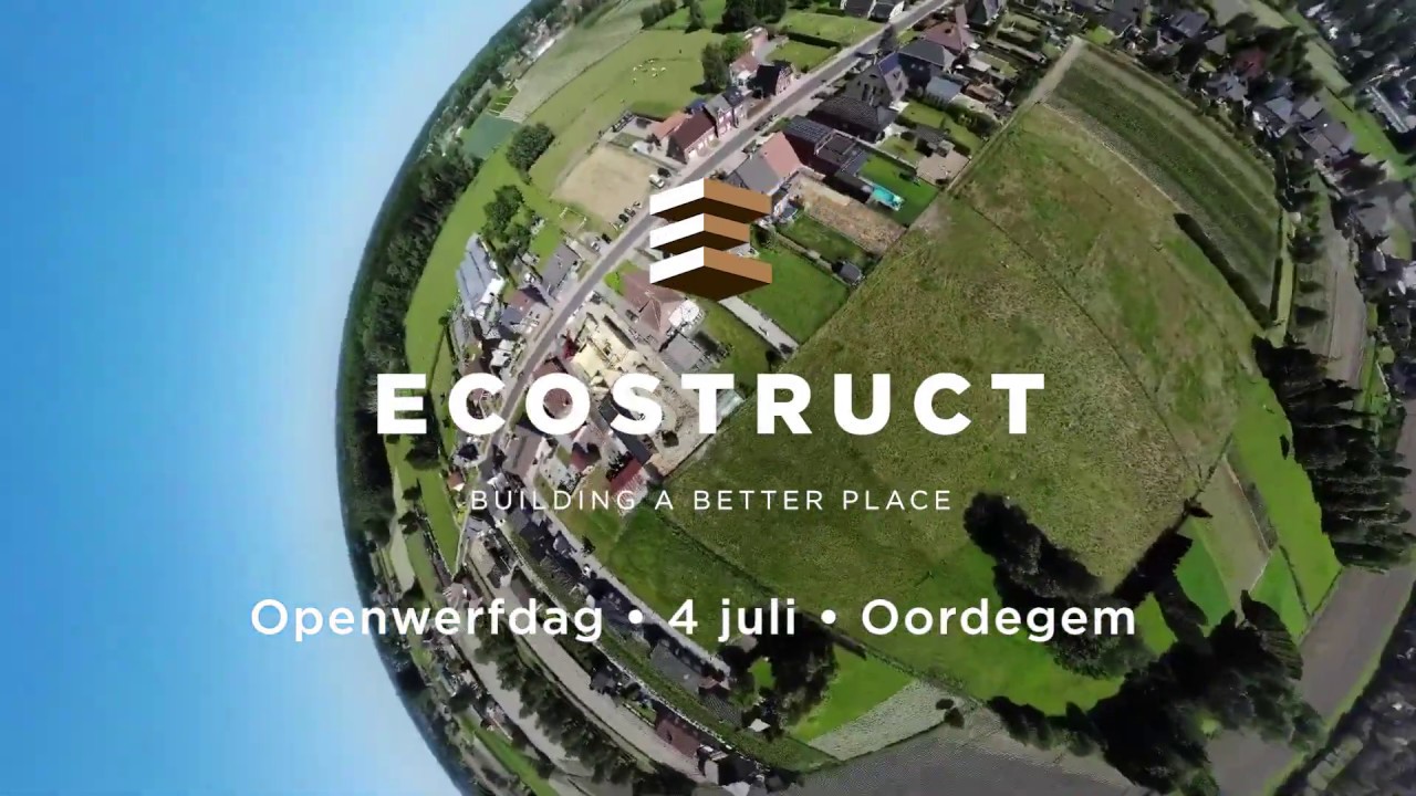 Timelapse - Luxueuze CLT Villa te Oordegem - Openwerfdag 4 juli