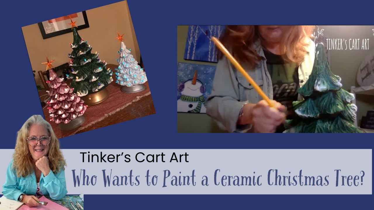 Who wants to paint a ceramic Christmas tree?
