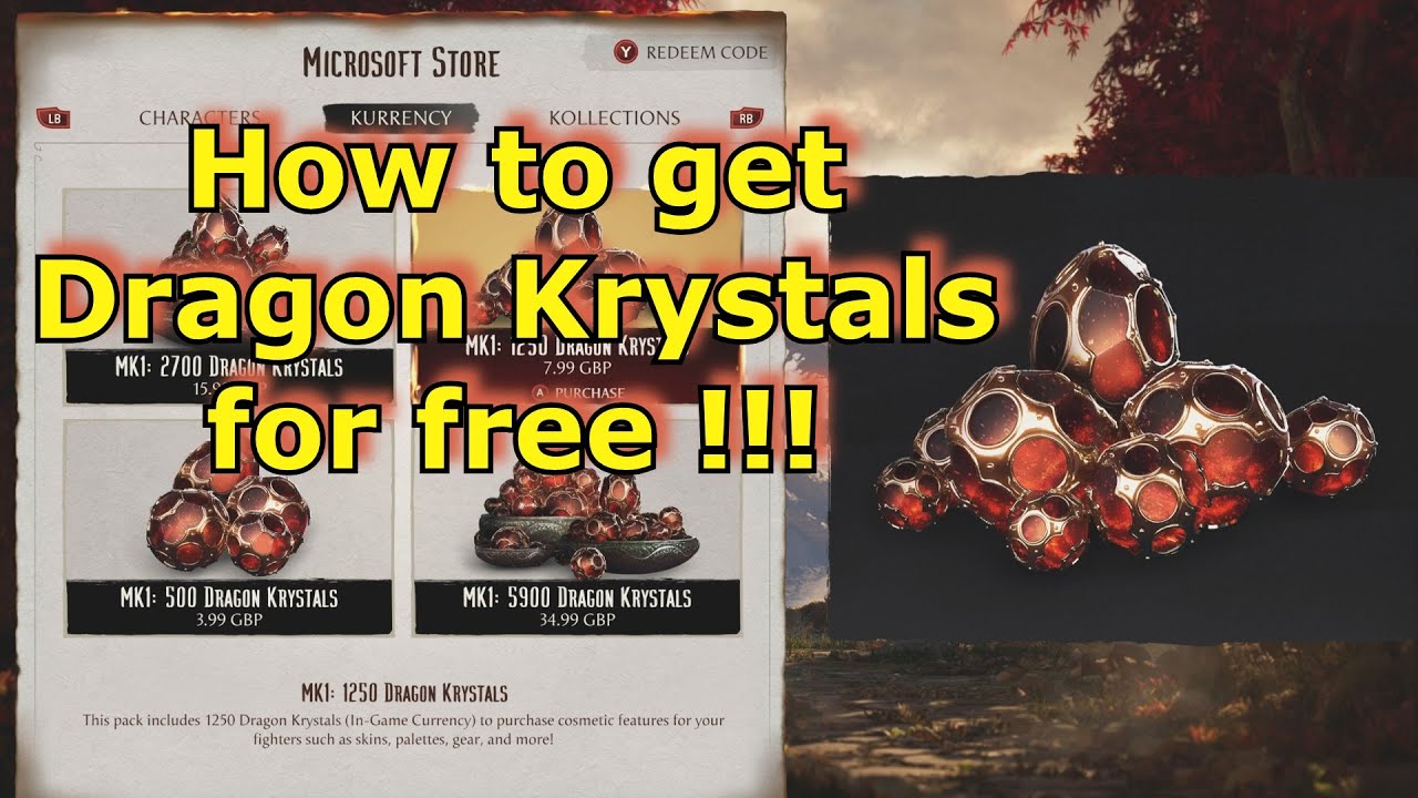 MK1 - How to get Dragon Krystals for Free!