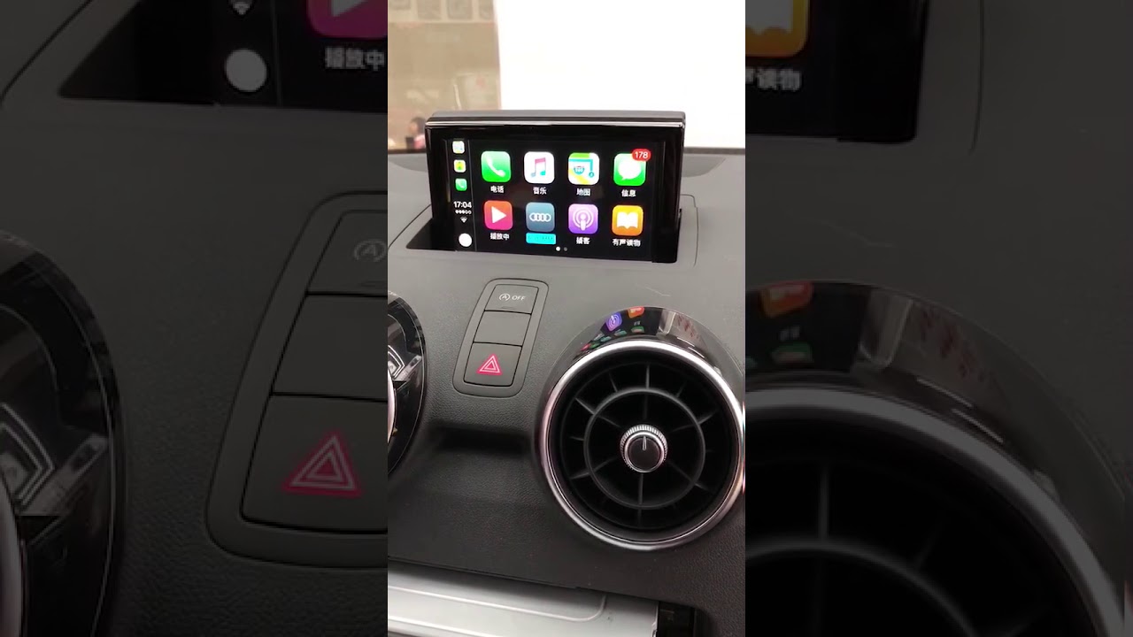 CheerDriving Wireless CarPlay and Android Auto Retrofit on 2014 Audi A1