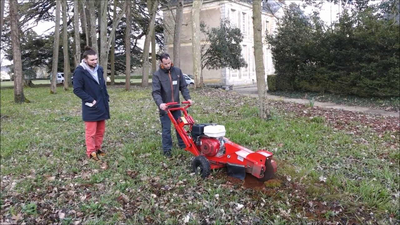 Essai Rogneuse de souche FSI Franskan B20 par Thomas FEQUANT et Xavier MARCHAND