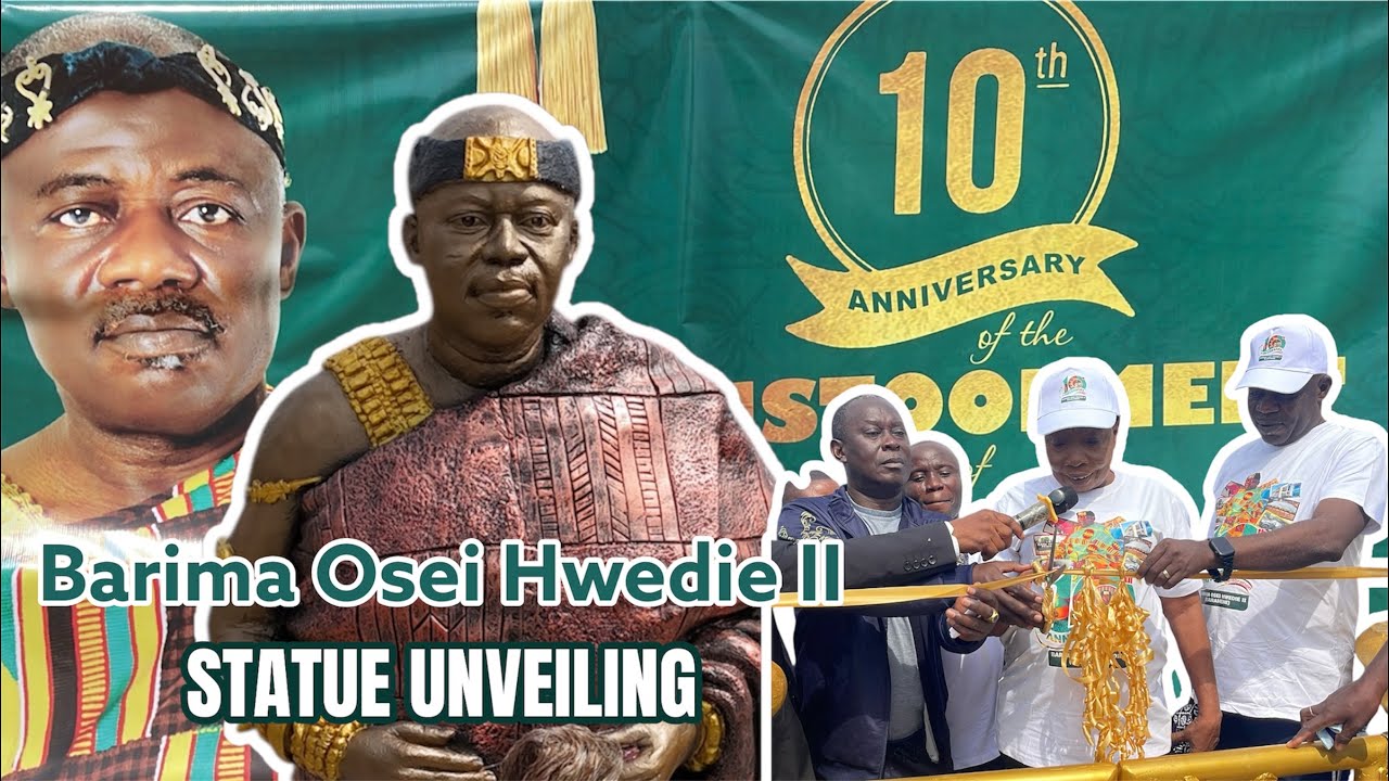 Ejura Traditional Council commemorates Ejurahene's 10th anniversary with the unveiling of a statue