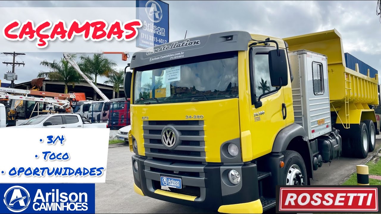 Caminh&otilde;es ca&ccedil;ambas Trucks a venda em estoque e oportunidades !