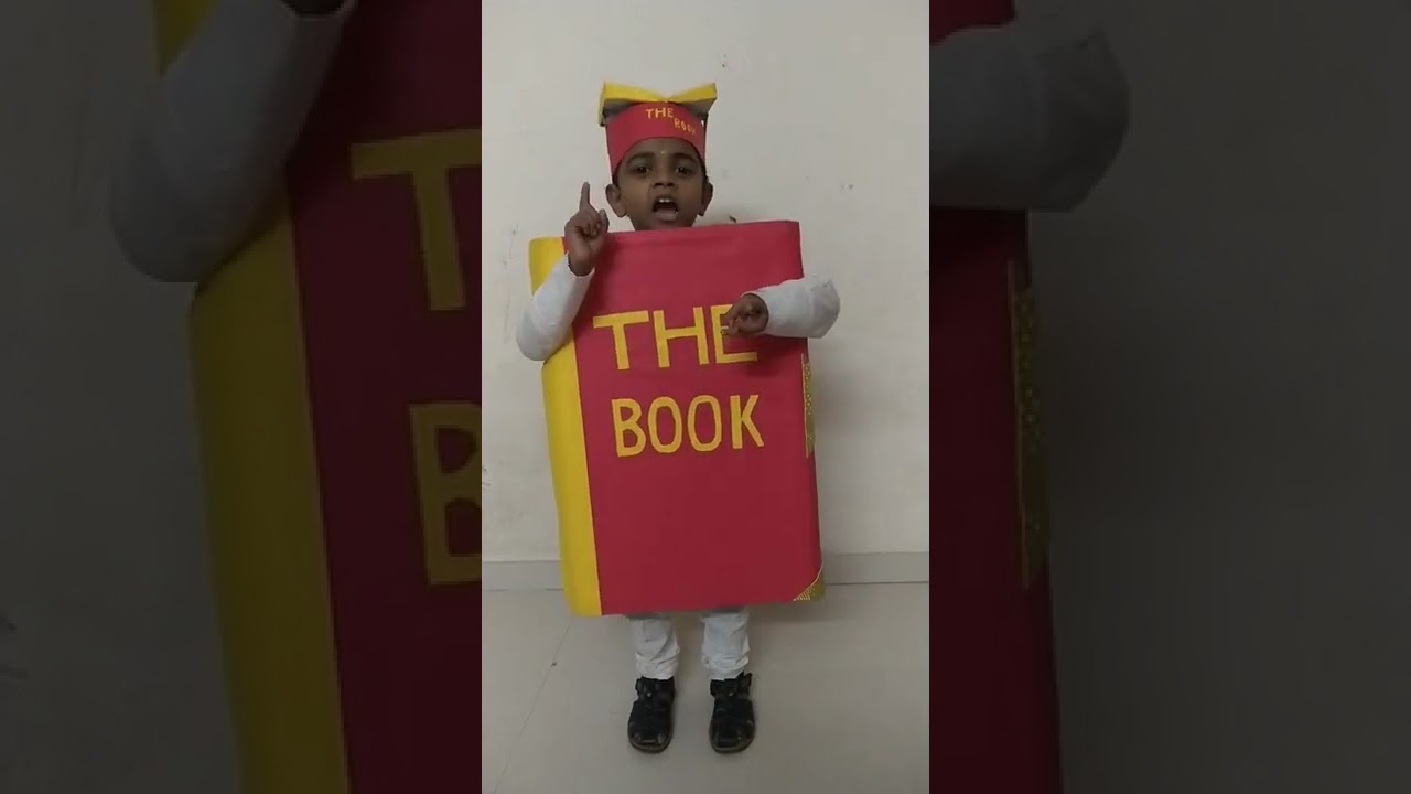 #fancy dress competition The book speech 1st price