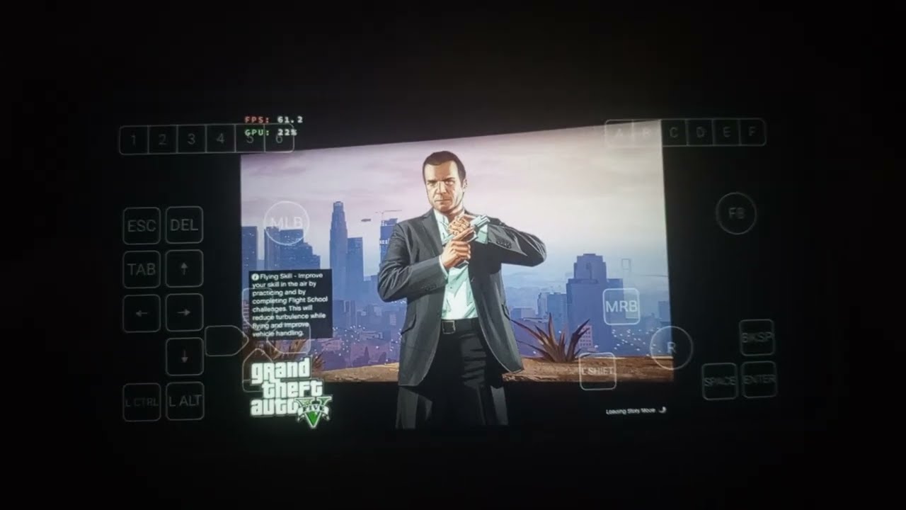 GTA V / Gamehub v5.1.0 / Mali G57 / Unisoc T606 / PT2