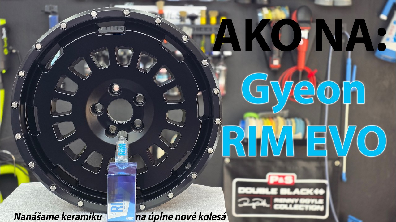 Ako ochrániť úplne nové kolesá? | Nanášame GYEON Q2 RIM EVO