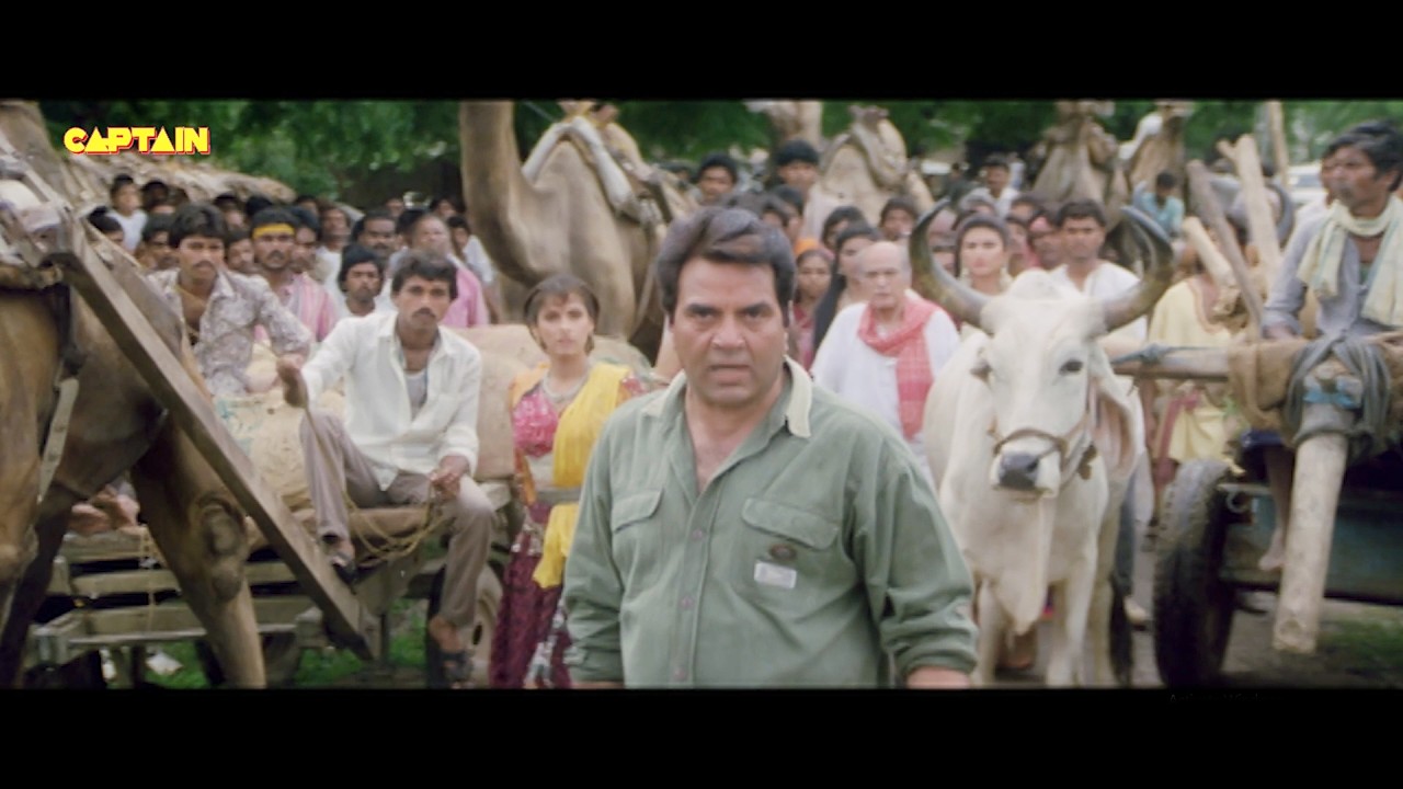 में इस गाँव से एक दाना भी नहीं ले जाने दूँगा तुम्हे || Dharmendra Action Movie | Dushman Devta