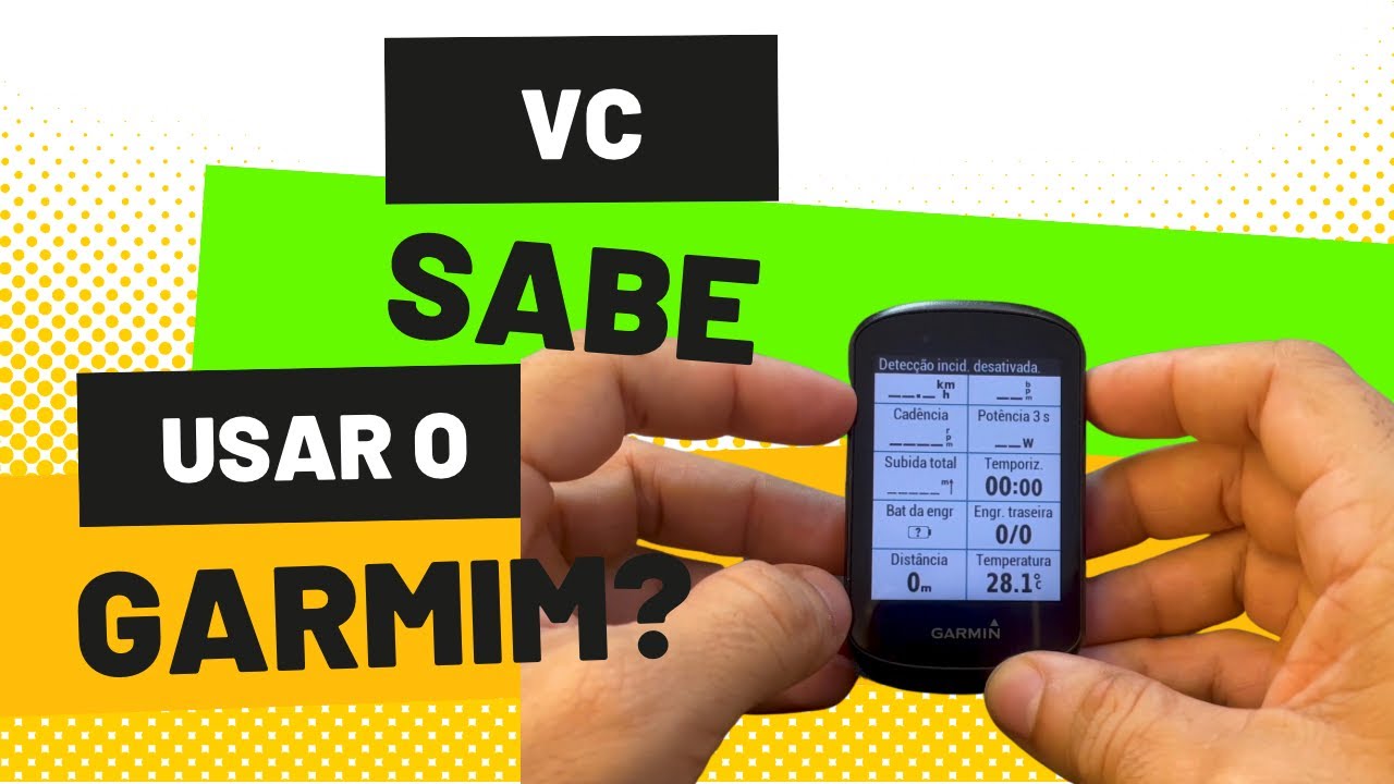 Usando Garmin Edge 530 - Pedale Direito