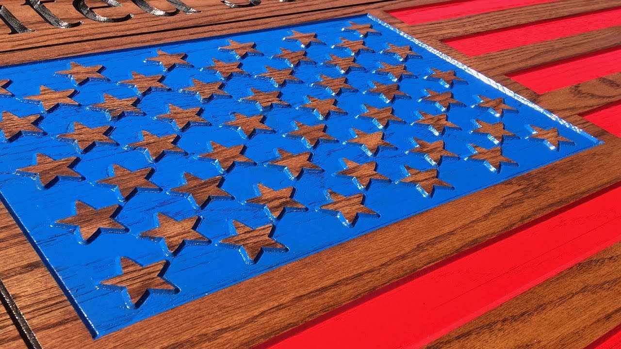 Make a Wooden American Flag