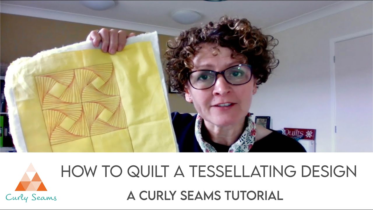 Tutorial : How to Quilt a Tessellating design with a Walking Foot