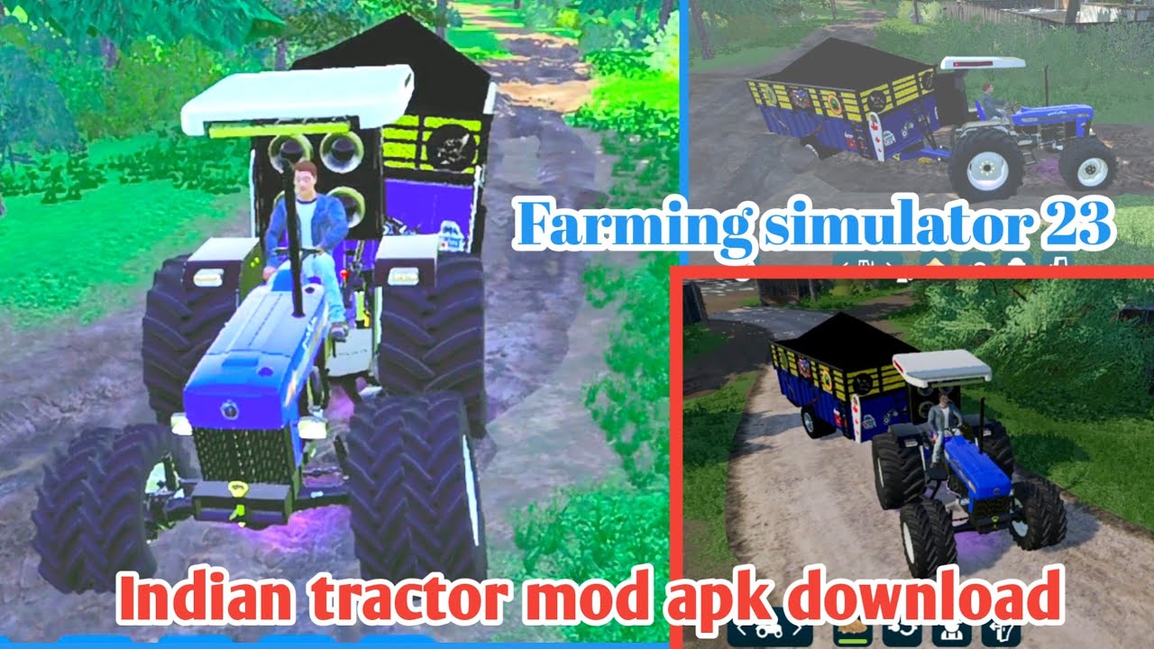 Farming simulator 23 All Indian tractor mod apk Nishu bhai 😭 2026 mud mod APK new map 🗾 