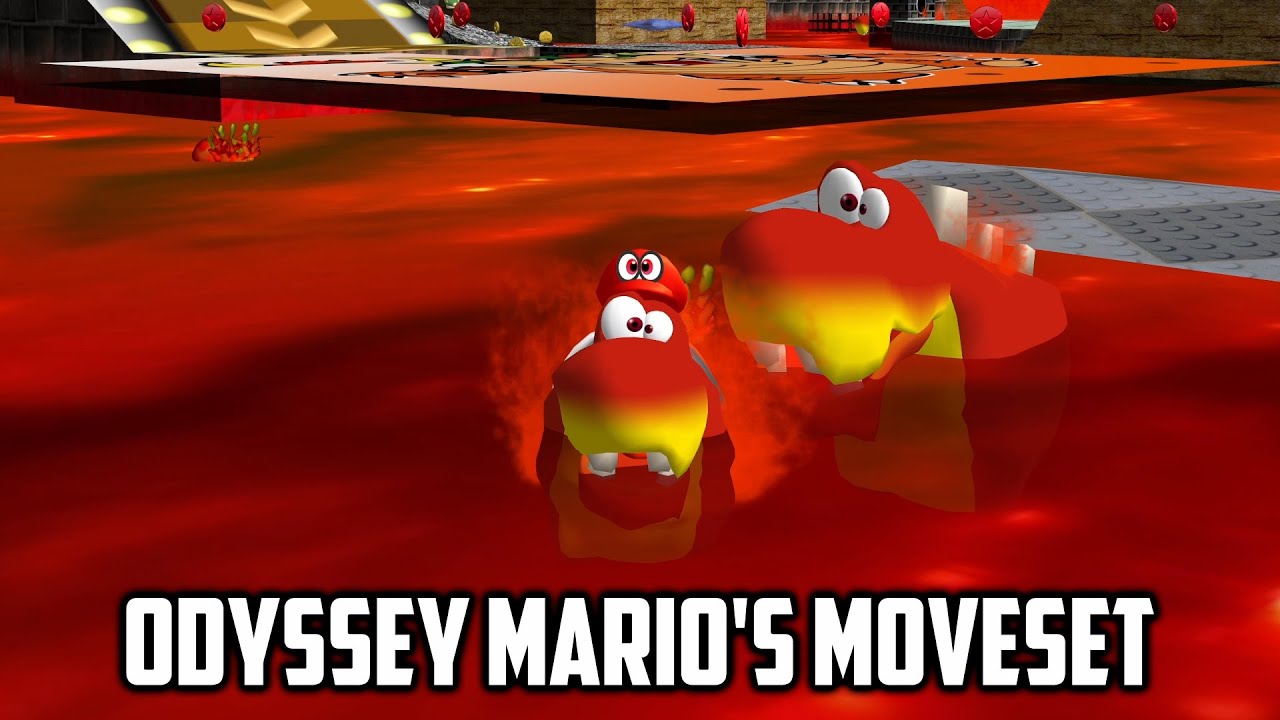 ⭐ Super Mario 64 PC Port - Odyssey Mario's Moveset (OMM) v7.0.0 - Captures