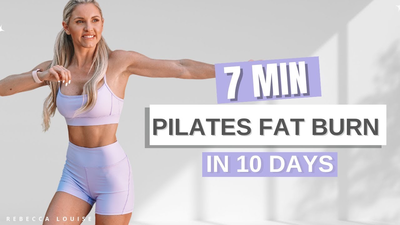 QUICK AND EFFECTIVE PILATES FAT BURN in 10 Days (at home workout)