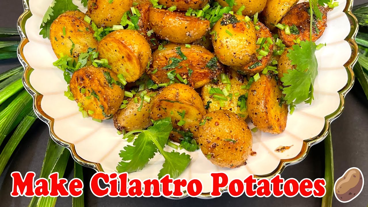 How to Make Cilantro Potatoes 🥔 | Simple and Flavorful Side Dish Recipe