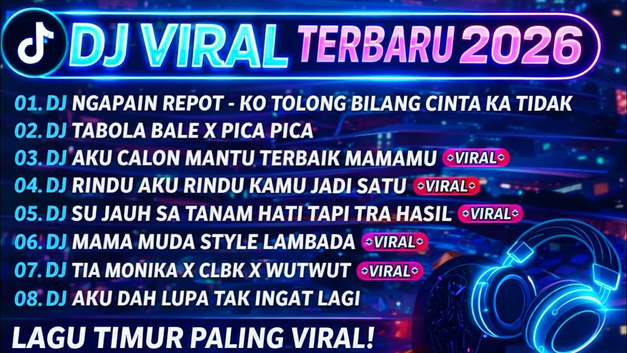 DJ Viral Terbaru 2026.Lagu Timur Paling Viral! 