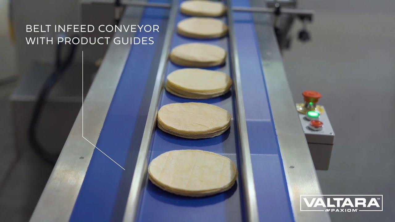 How to flow wrap tortillas or pizza crusts with SleekWrapper i65