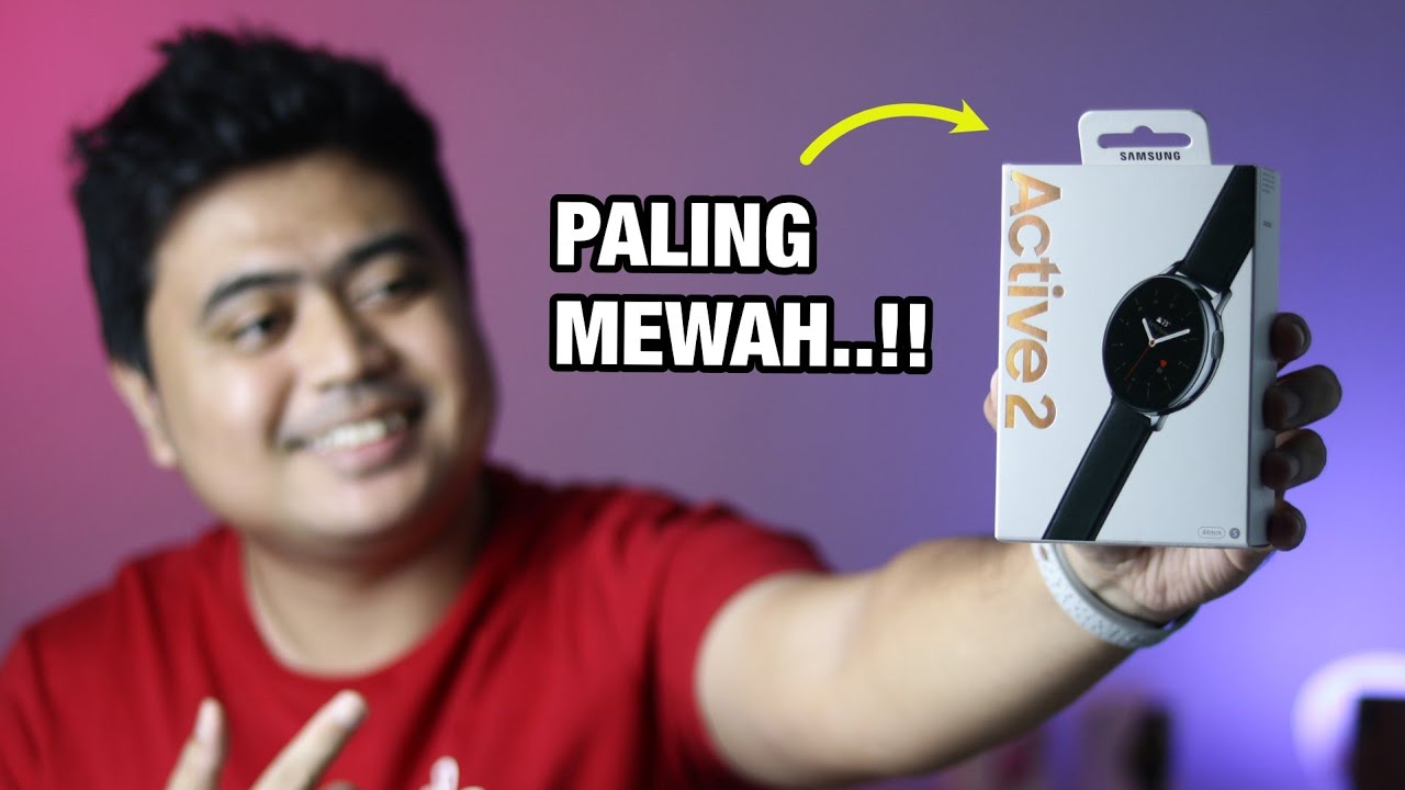 Unboxing Samsung Galaxy Watch Active 2 Stainless Steel Indonesia!