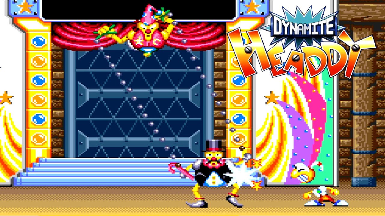 DYNAMITE HEADDY - Puppeteer & Gentleman Jim Boss Fight - Mega Drive/GENESIS
