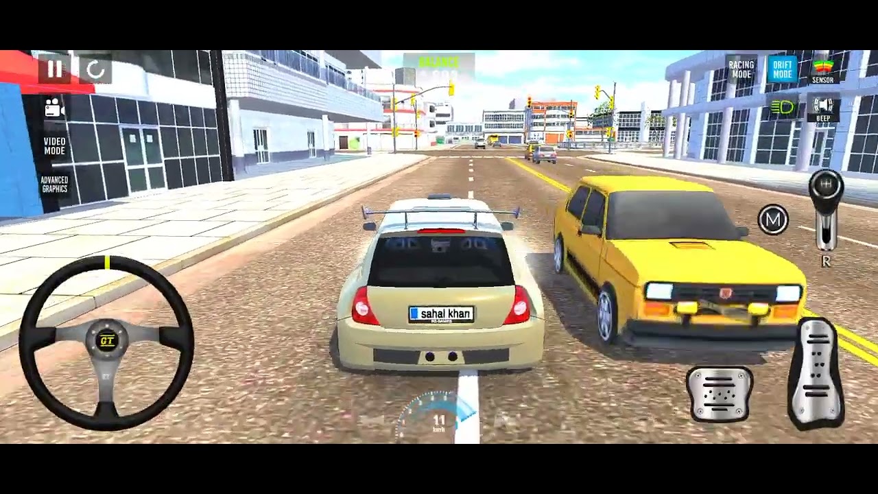 Car parking 3d 🚗 drifting away from highway 🛣️⚡🚗 modified car 🚗