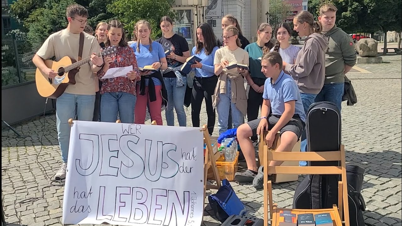 Unser Weg wird hell wenn wir mit Jesus Christus gehen. Es gibt viel Dunkelheit! Plauen 9.8.2023