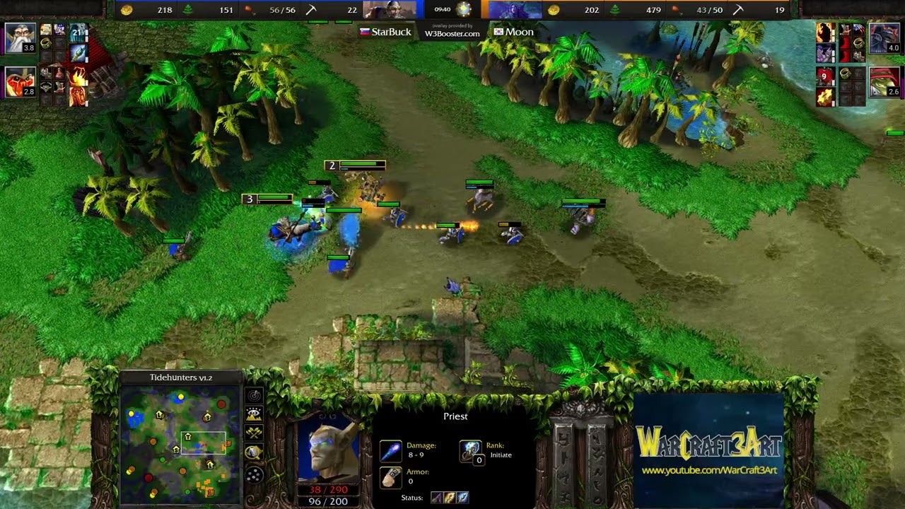 Moon(NE) vs Starbuck(HU) - Warcraft 3: Classic - RN8917