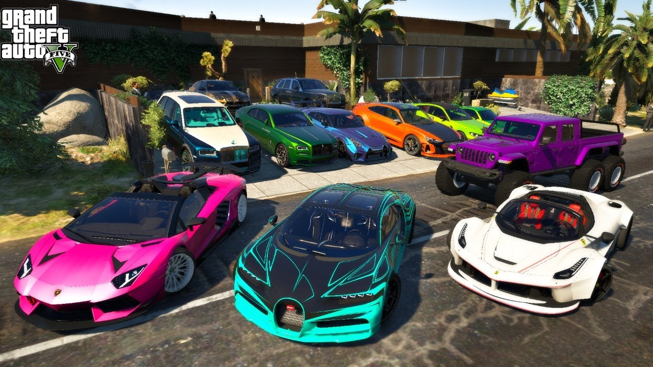 GTA 5-RICH LIFE|FINALLY BUYING THE NEW BUGATTI CHIRON MANSORY 1/1 EDITION $999999|LAMBORGHINI SUPRA|