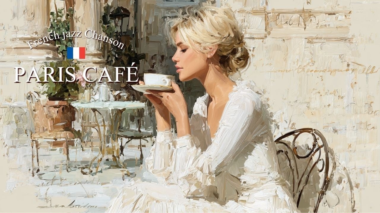 Элегантное Кофейное Время в Париже ☕ Французский Джаз и Шансон | Нежный Женский Вокал