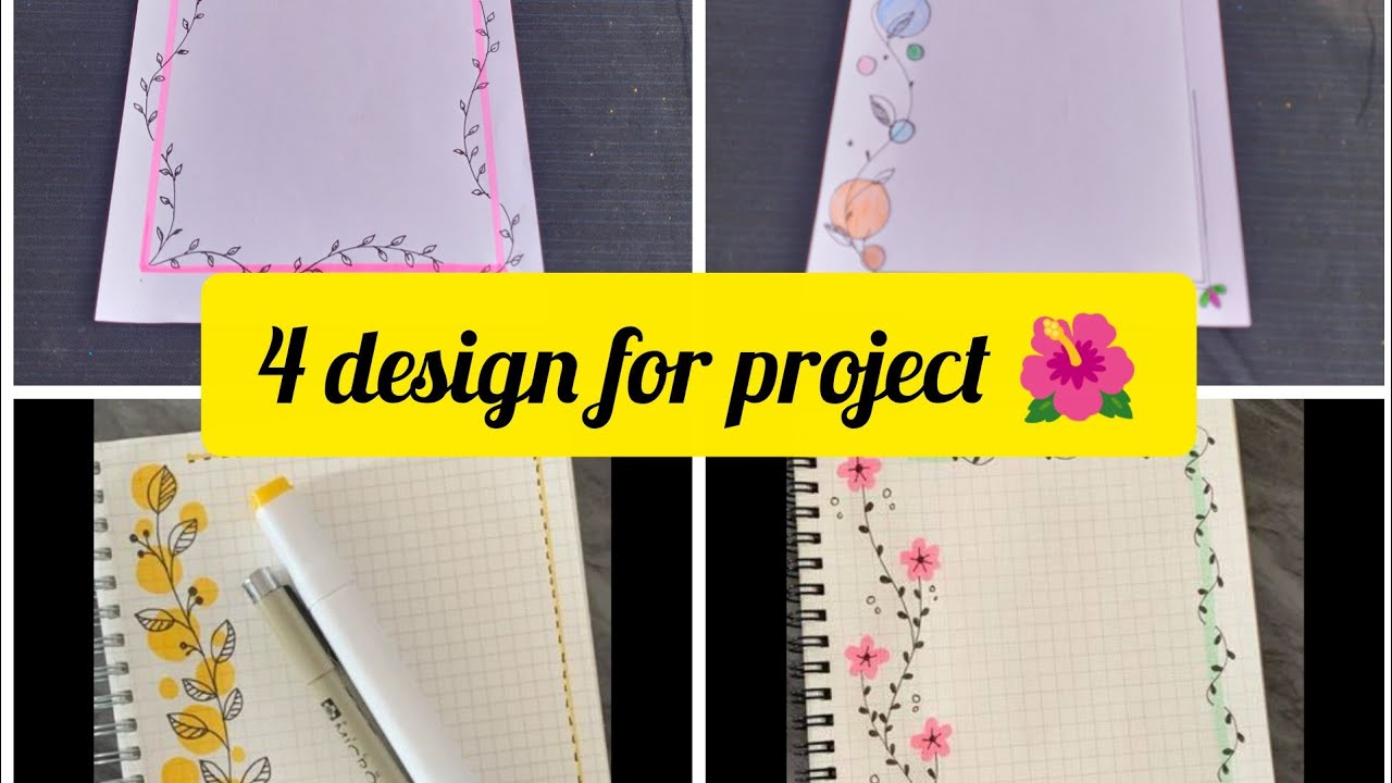 4 Diy project cover page 📃 