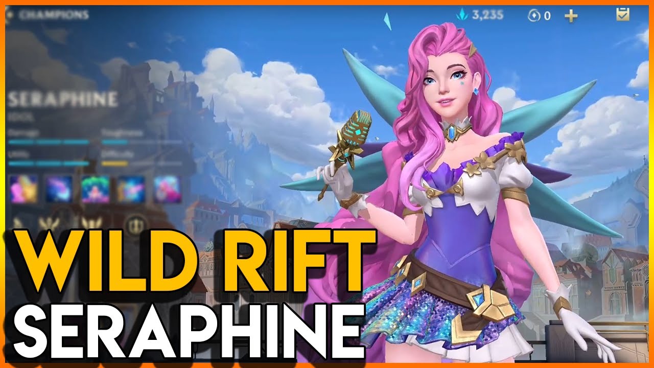 Yeni Şampiyonu LoL Mobil'de Oynadım! | Wild Rift Seraphine Oynanış