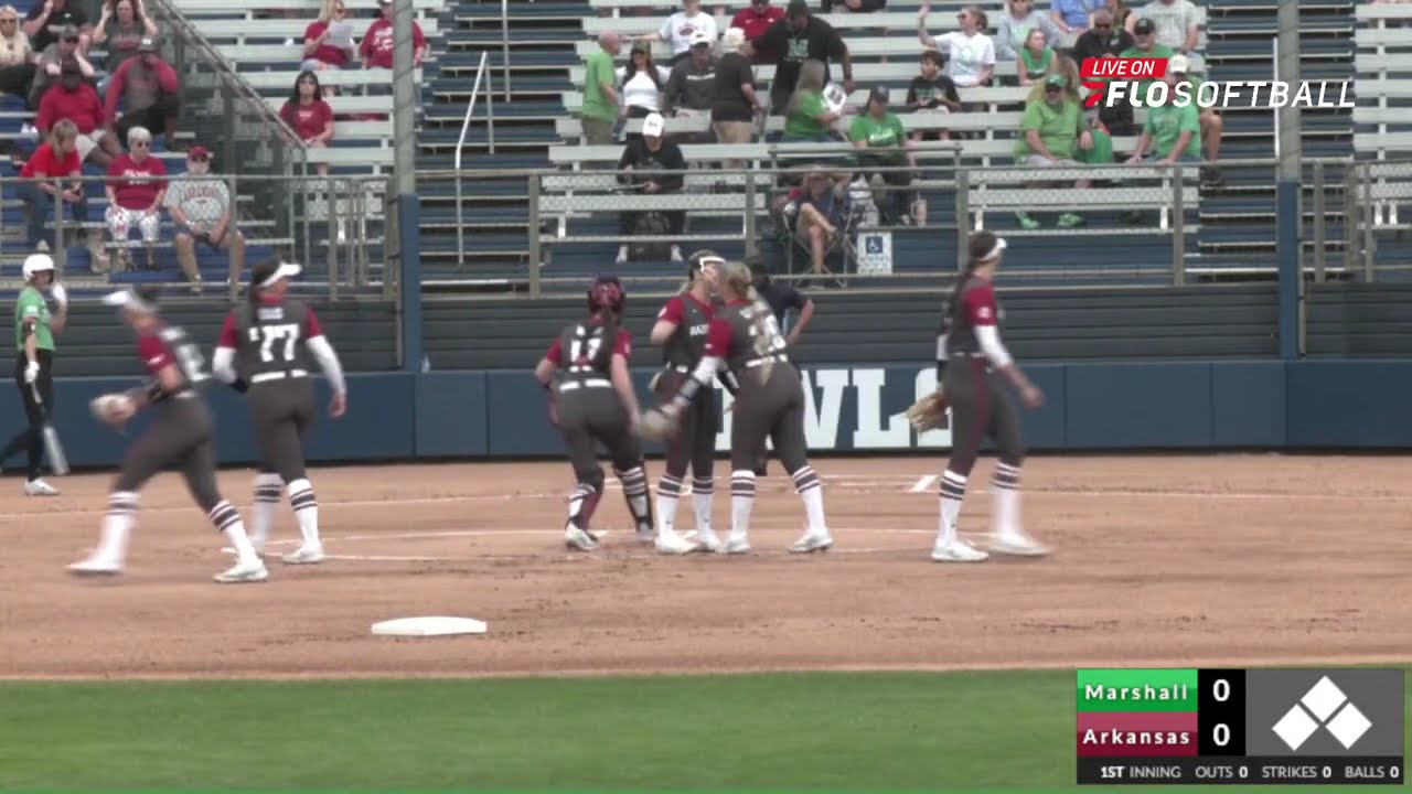 LIVE: Marshall vs Arkansas Softball - 2024 FAU Paradise Classic