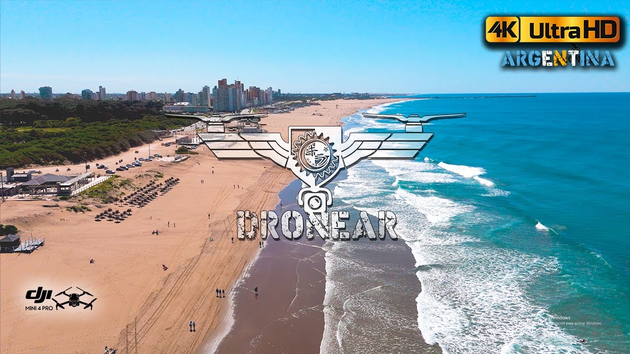 EXPLORANDO PLAYA NECOCHEA DESDE EL CIELO -  DRONE 4K 60fps