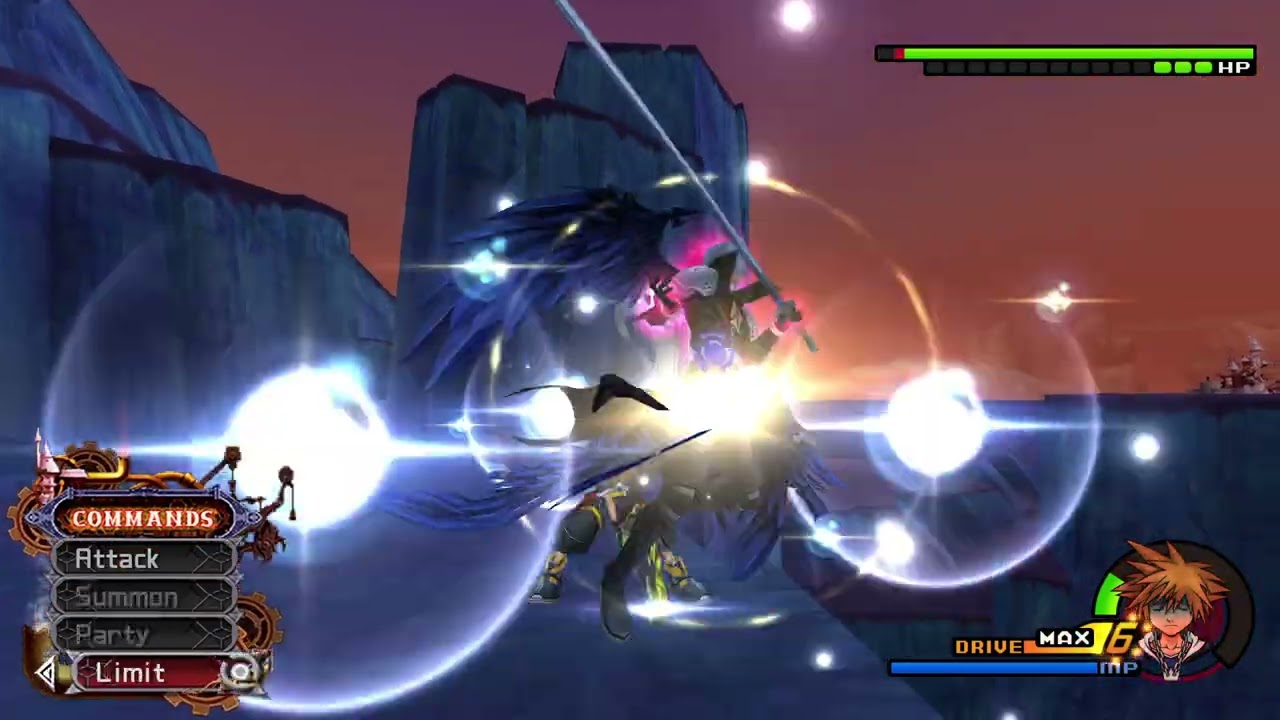 One Winged Angel beaten at the earliest moment on critical mode || Kingdom hearts 2