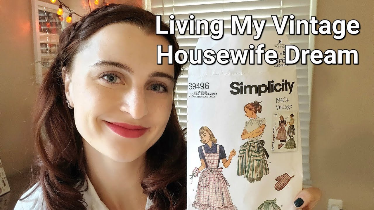 Sewing the World's Cutest Apron Using a 1940's Reproduction Pattern