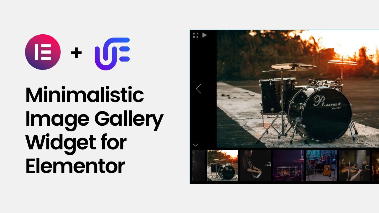 Minimalistic Image Gallery Widget for Elementor
