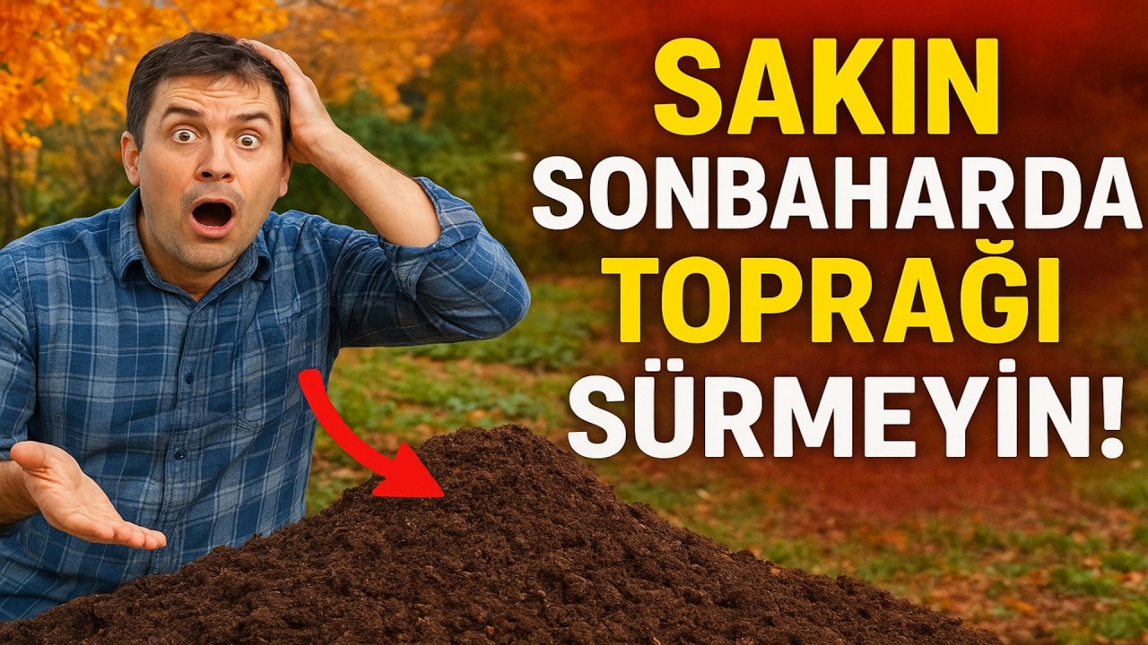 Sakın Sonbaharda Toprağı Sürmeyin! Bahçıvanların en büyük hatası, toprağın verimliliğini işte böyle