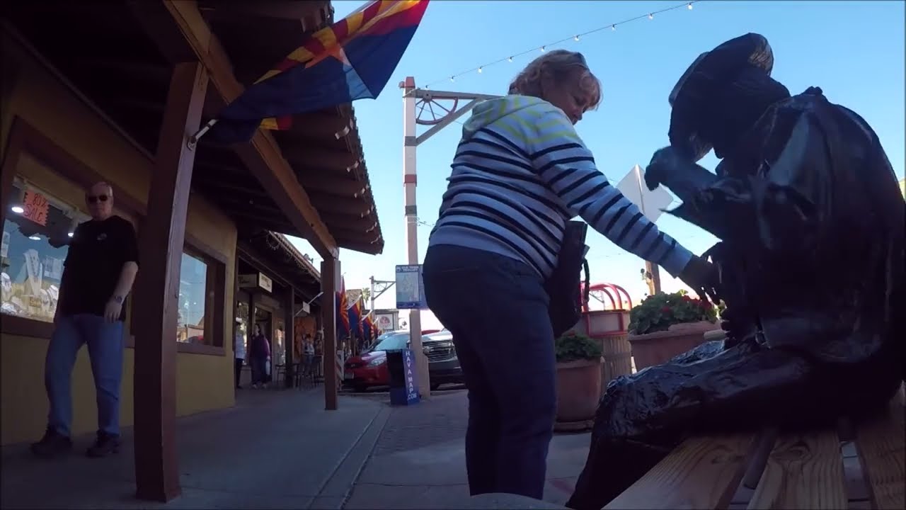 Bronze Cowboy's way of having fun for YOU with TWO CAMERAS!