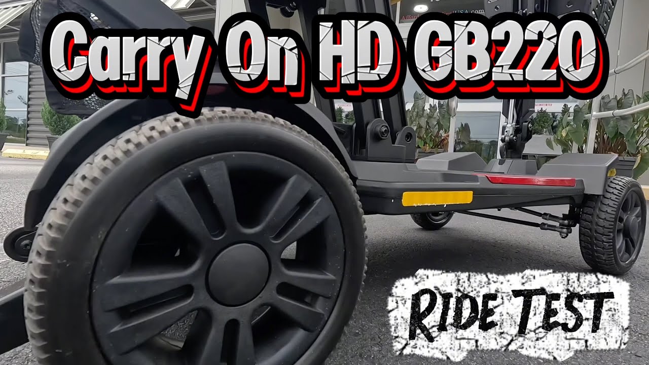 Carry On HD GB220 Outdoor Ride Test!