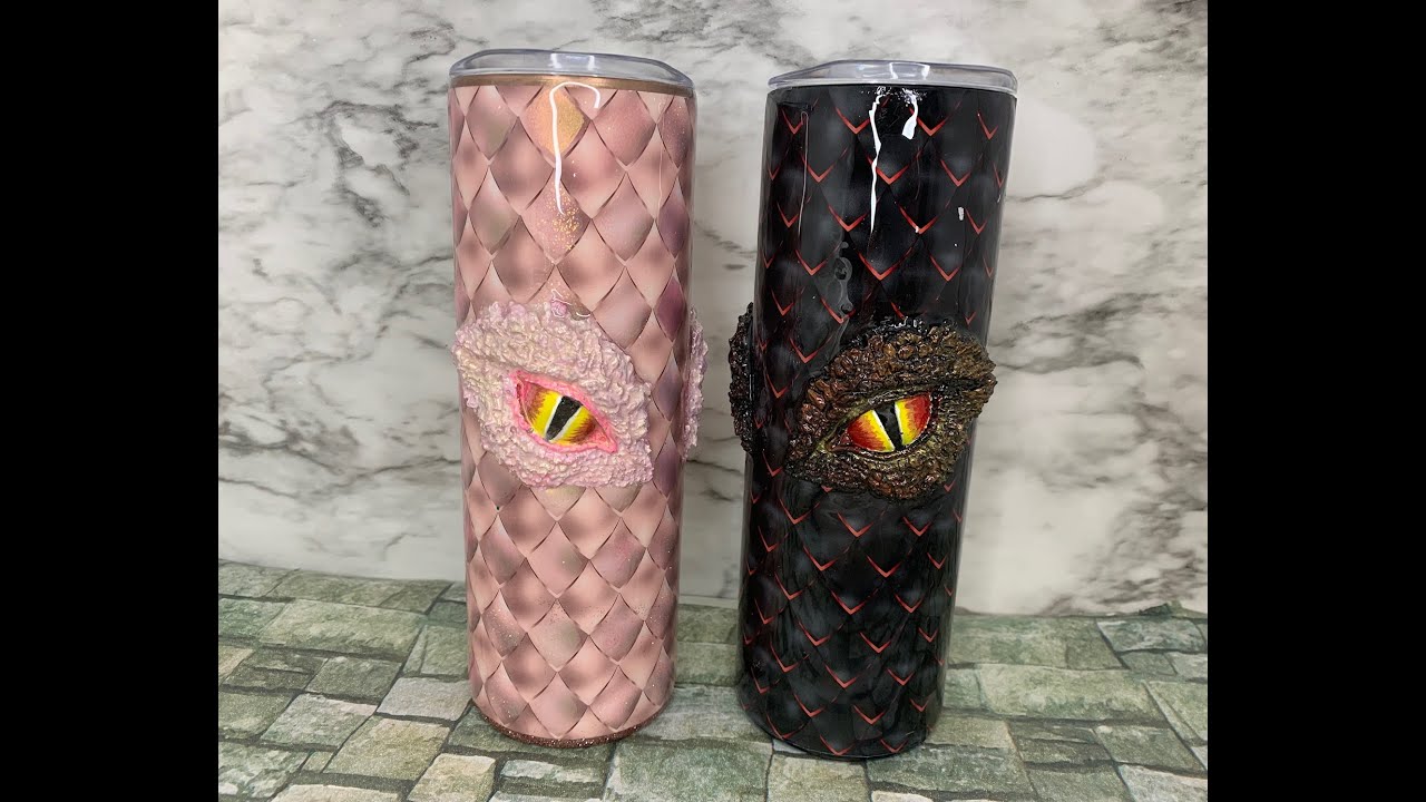 Dragon tumbler. 3D dragon tumbler. 3D tumbler tutorial.