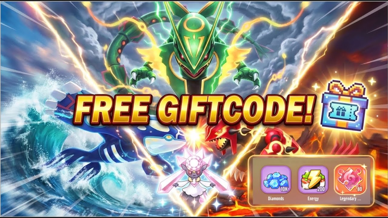 Mega Evolution Unlocked!  FREE Gift Code Inside | Rayquaza, Kyogre, Groudon
