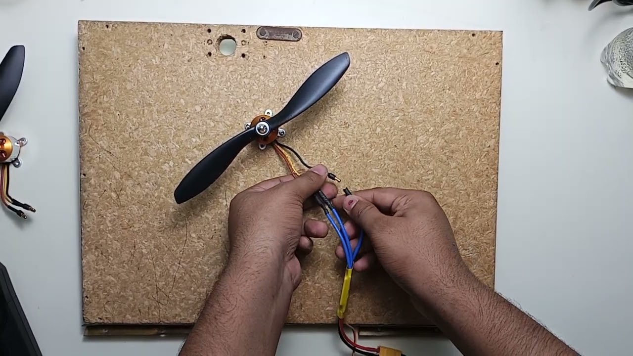 Fs-i6X RC Test with BLDC Motor