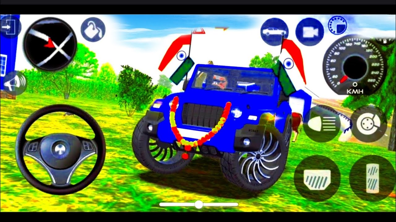 Modified Mahindra Thar😈Games:Indian Blue Thar (Gadi Wala Games) Car Game Android Game - #2026