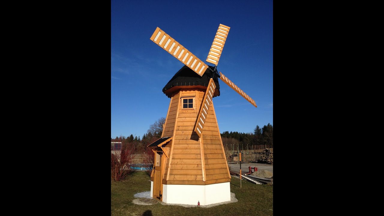 Bauschritte und Bilder meiner Windmühle
