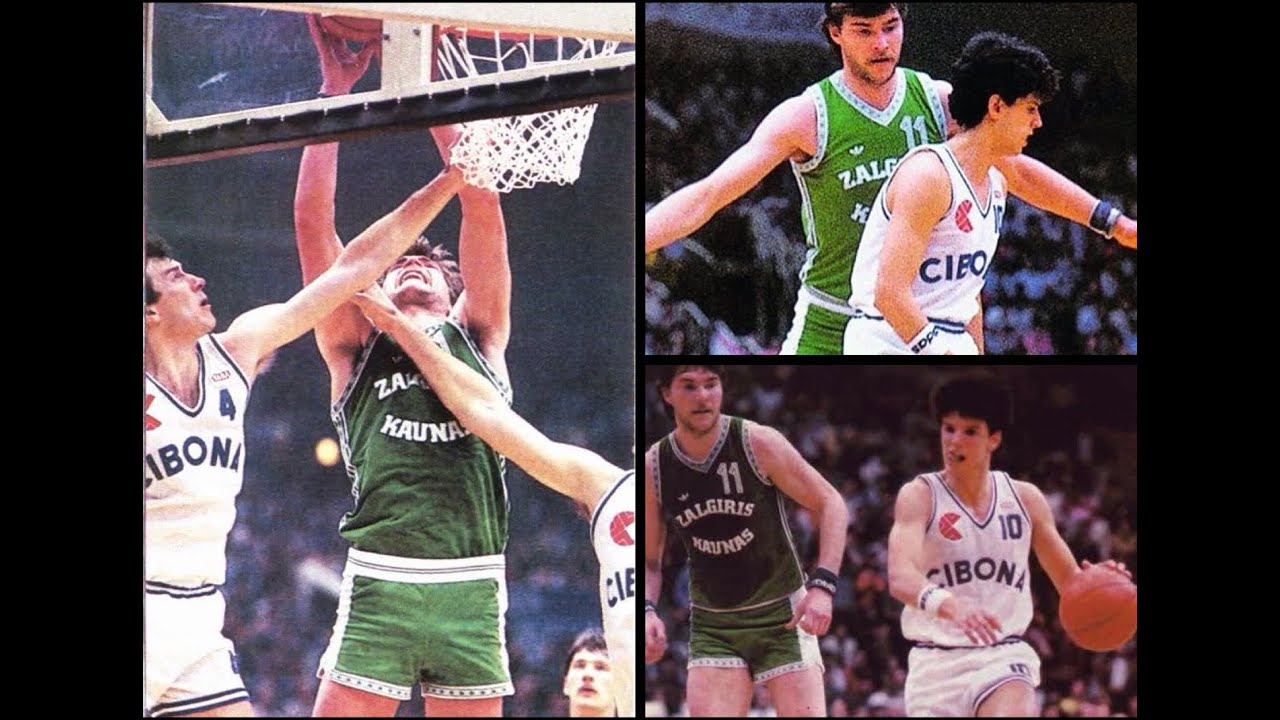 Cibona Zagreb - Zalgiris Kaunas - Final Copa de Europa 1986 (Parte 2/2)