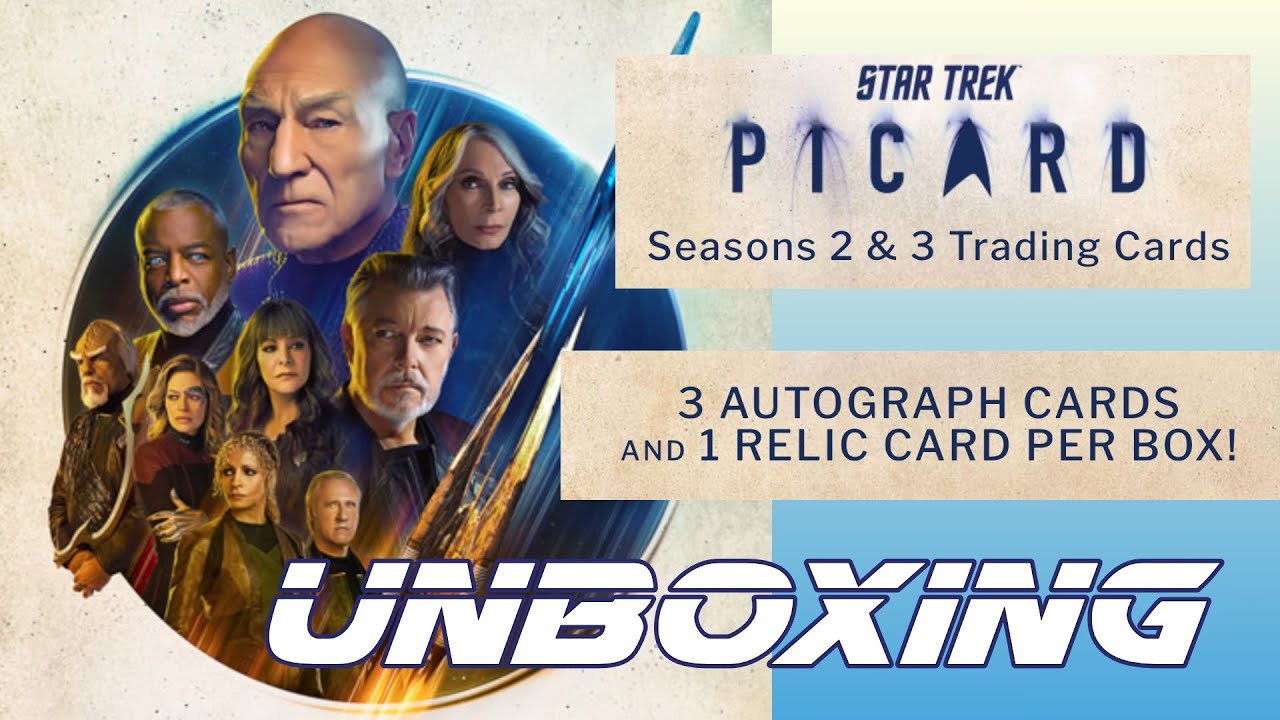 Rittenhouse Star Trek Picard Season 2 & 3 Trading Card Unboxing