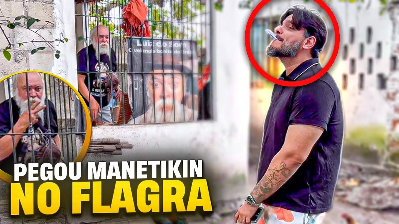 LUIZ DO SOM PEGOU MANETIKIN ESCUTANDO REGGAE | MANETIKIN 