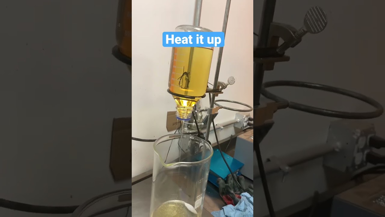 Delta 8 Distillate Prepping for Formulations | Bloomble #shorts #satisfying #subscribe